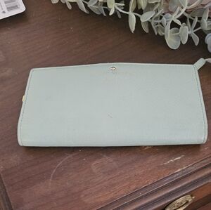 Seafoam Kate spade wallet